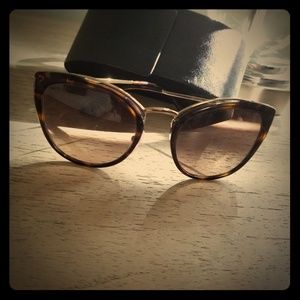 Prada PR 01OS Sunglasses 2AU6E1 Havana